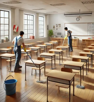 Limpieza de colegios