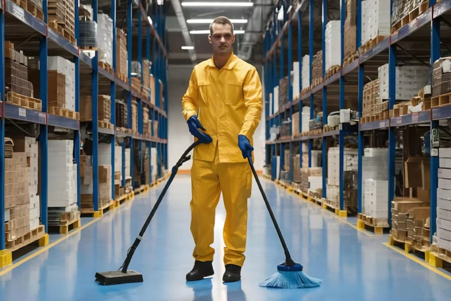 como mantener limpio un almacén