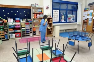 limpieza de colegios